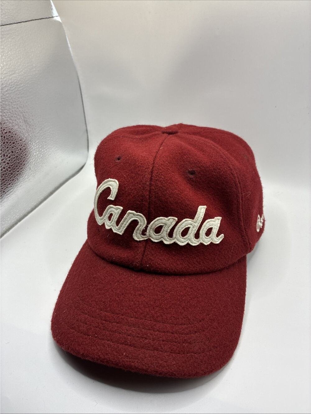Roots Canada VTG Team Canada Bastball Cap Wool Blend 2002 Utah Olympics